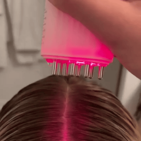 Rose Glow™ - Advanced Scalp Care Massager with Red Light Therapy