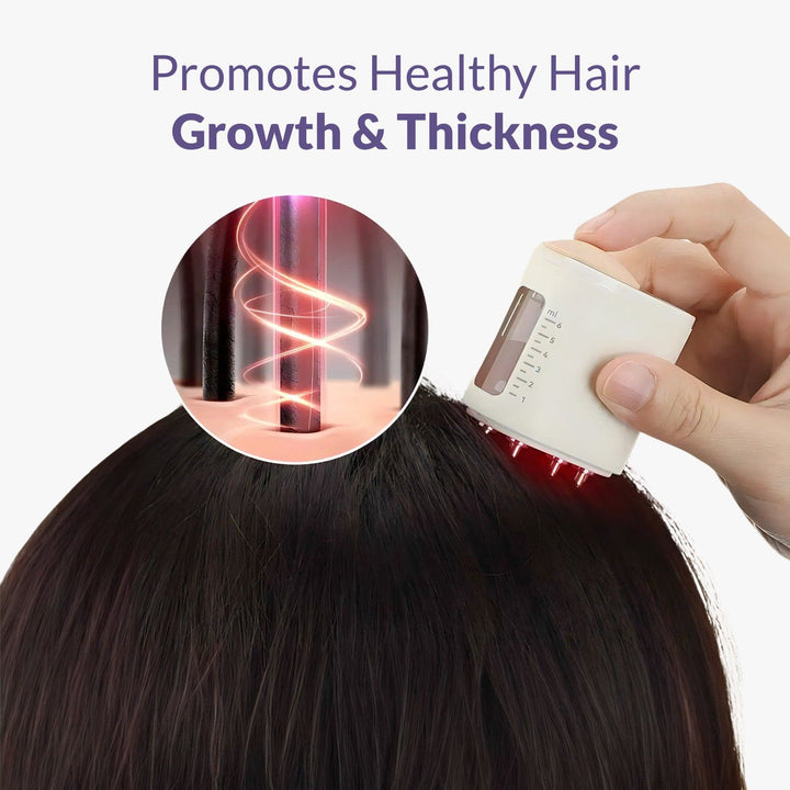 Rose Glow™ - Advanced Scalp Care Massager with Red Light Therapy